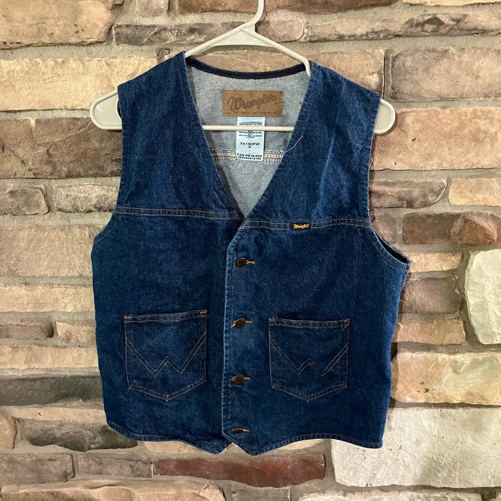 Wrangler Blue Denim Vest
